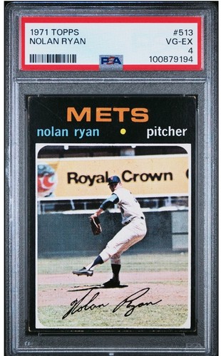 1971 Topps Nolan Ryan #513 Mets PSA 4