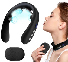 Neck Massager, Electric Pulse Neck Massager for Pain Relief Deep Tissue, Portabl
