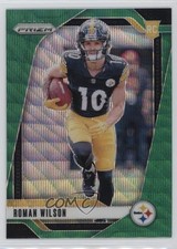 2024 Panini Prizm Rookies Green Wave Prizm Roman Wilson #384 1i5t