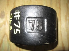 YORK Roundhead Half 75 Pound Blob Grip Number Side 1st Generation