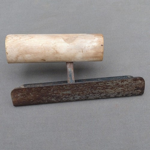 Vintage japanische Putzkelle Kirituke runde Kante 155 mm Kaneta 75 gebraucht Werkzeug - Bild 6 von 10