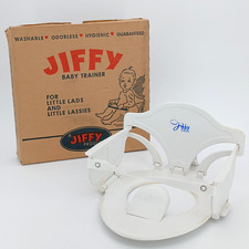 VTG Jiffy Junior Mid Century Folding Potty Toilet Training Seat Baby Trainer Box
