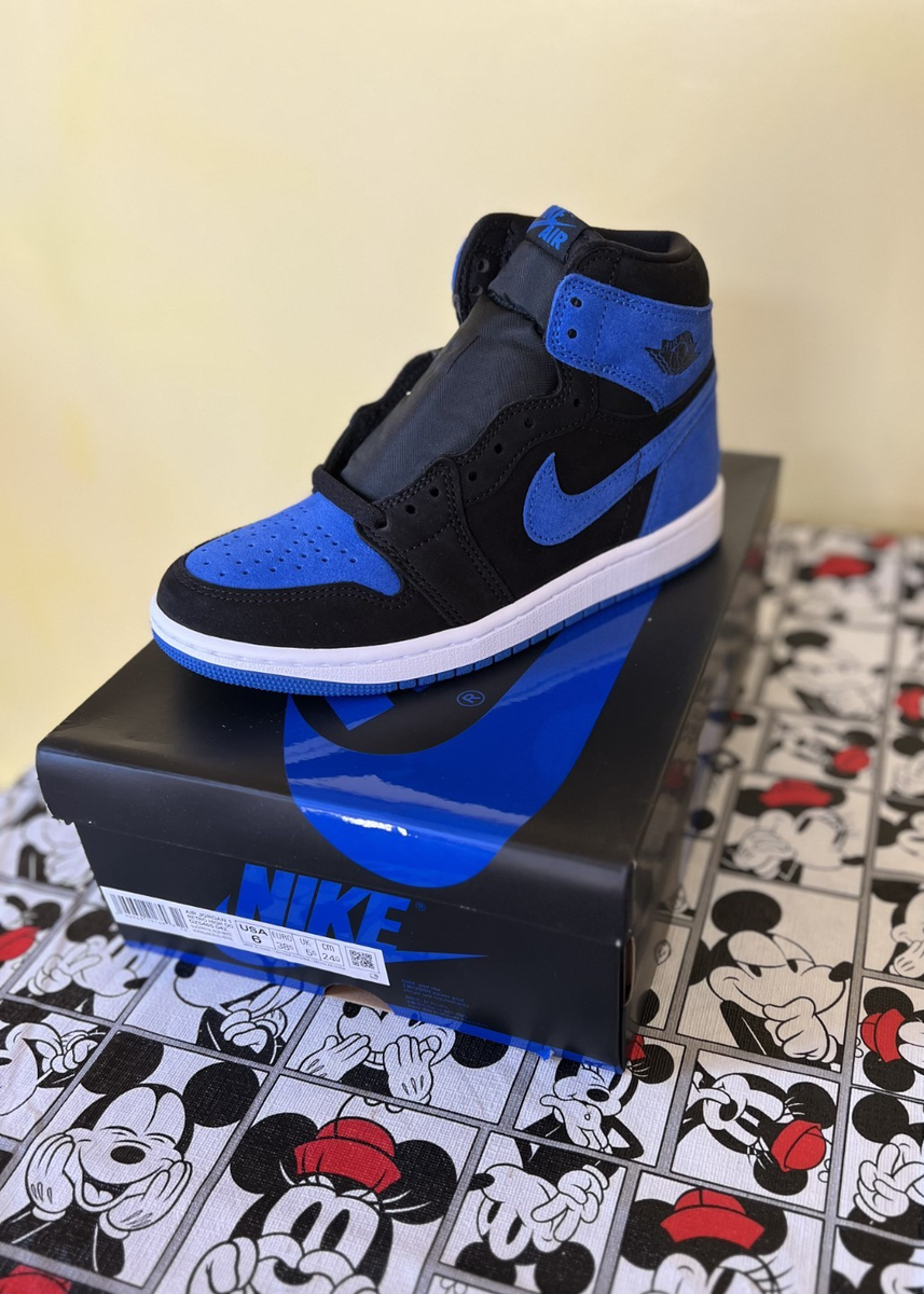 Size 6 (GS) - Jordan 1 Retro OG High 'Royal Reimagined' - DEAD
