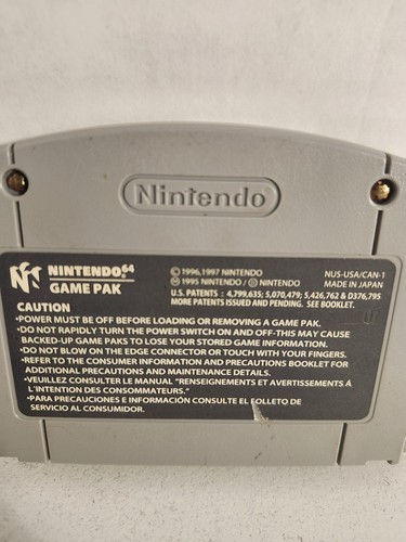 Mario Kart 64 (Nintendo 64, 1997) Auténtico, Solo Cartucho, Juego de Carreras - Imagen 3 de 3
