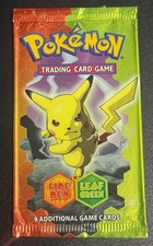 EMPTY EX Fire Red Leaf Green Booster Pack - Pikachu Artwork - No Pokemon Cards