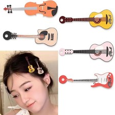 Guitar Hair Clip for Women Girls Barrette Hair Clips Guitar for Teen Girl Y2k H