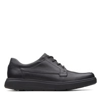 Clarks Herren Burchill Derby Schuhe Schwarzes Leder GrößE 42 EU