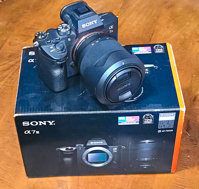 Sony Alpha 7 III ILCE-7M3 24,2MP 4K WLAN E-Mount mit Objektiv OVP