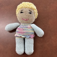 Handmade Crochet Baby Doll 5  Traditional Amigurumi Stuffed Animal