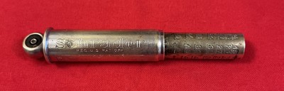 #ad #ad Vintage Schrader Balloon Tire Pressure Gauge 10 50 Pounds Solid Brass WORKS $12.99