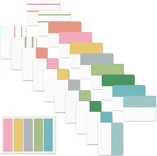 ELII 500 PCS Tabs 2 Inch Book Tabs Sticky Index Tabs,File Tabs Self Adhesive,Pag