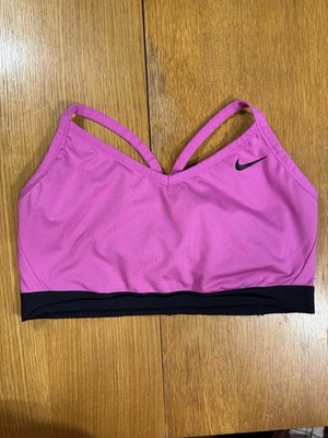 Nike Indy Women's Size XXL Dri-Fit V-Neck Sports Bra CZ4456 Pink