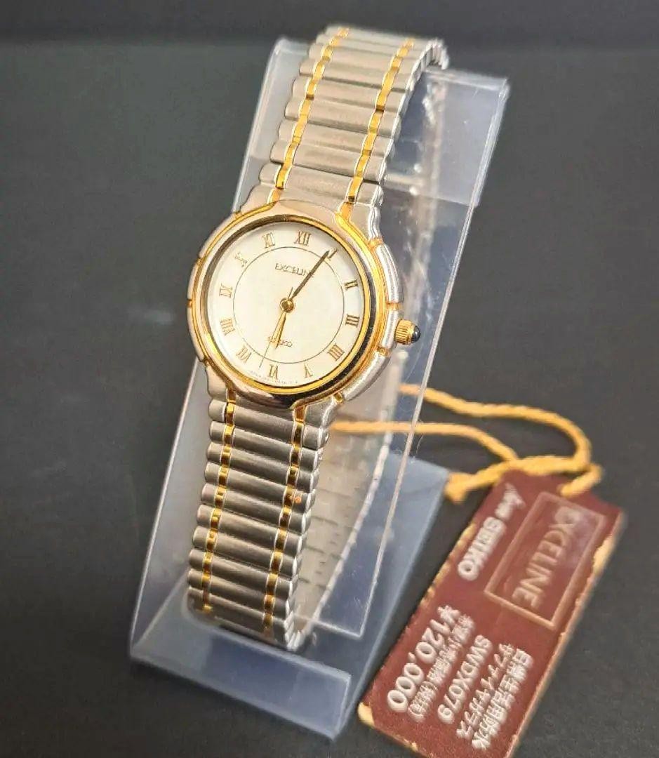【電池新品、美品】セイコー　エクセリーヌ　ビンテージ　1F21-0D70 Yahoo!オークション -「セイコー エクセリーヌ 1f21-0d70」の