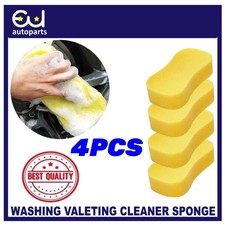 LARGE SIZE CAR WASH WASHING VALETING CLEANER SPONGE 4PCS JUMBO SPONGE UK