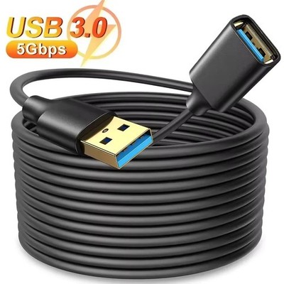 USB 3.0 Verlängerungskabel High Speed Daten Sync 1-3m für TV PS4 Xbox