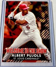 2022 Topps Series 1 - Welcome to the Show Albert Pujols #WTTS-8 Gold /75