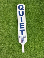 Golf PGA Tour Quiet Please Paddle Sign Man Cave Golf Office Wall Decor Licensed