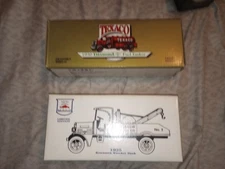 2 Texaco 1925 & 30 Collectors Series #3-7 Locking Coin Bank Key Die Cast Ertl
