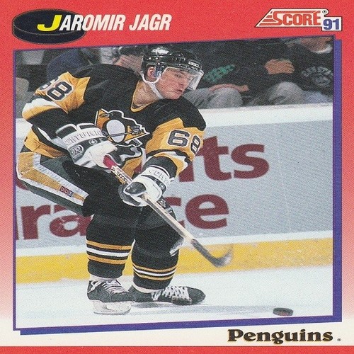 Colección de tarjetas de hockey Jaromir Jagr - 8 tarjetas de hockey de la NHL de los Pittsburgh Penguins - Imagen 7 de 9