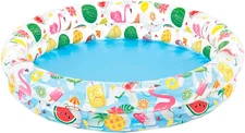 Intex Inflatable Stars Kiddie 2 Ring Circles Swimming Pool (48" X 10") [Assorted