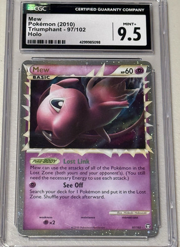 Mew graded CGC 9.5 for sale on eBay