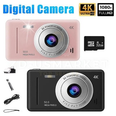 Digital Camera with 32G Card HD Camera Recorder  8XZOOM Mini Portable Camera US