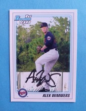 2010 Bowman Draft Picks Prospects 1st Alex Wimmers RC #BDPP88 Minnesota Twins