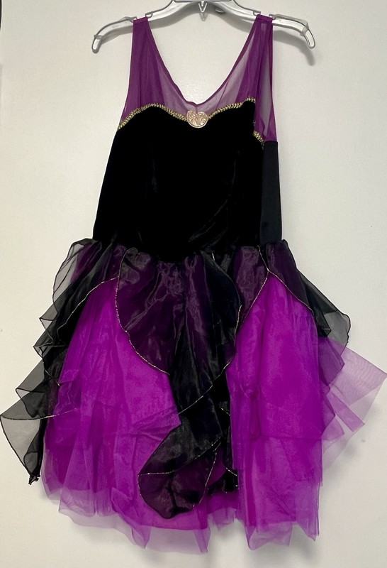 Disney Dress Womens M Purple Ursula Costume Little Mermaid Tutu Style