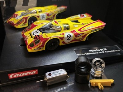 UPGRADED Carrera Evolution 132 Porsche 917 Line Powered By TY49 Racing Kit