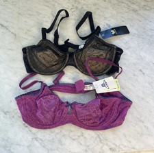 2 Wacoal Underwire Bras 36B b.tempt'd Lace  New With Tags