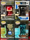 Funko Pop! Batman Lot Patina Gemini 315 Red Target 144 Black Chrome 144 Teal 144
