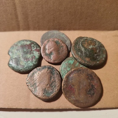 Lot de monnaies romaines en bronze – monnaies antiques - Photo 1/4