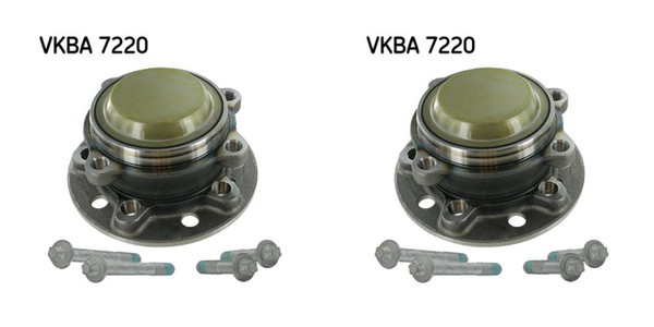 SKF 2X Radnabe Radlagersatz Vorne FüR Mercedes C-Klasse W205 S205 S213 W213-image