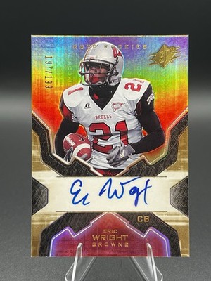 2007 SPx - Auto Rookies Eric Wright #174 Gold 197/199 (AU, RC)