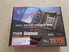 MSI MPG X870E CARBON Motherboard BOX ONLY + cables and papers