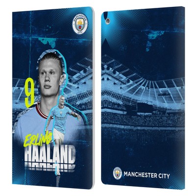MANCHESTER CITY MAN CITY FC 2022/23 FIRST TEAM LEATHER BOOK CASE FOR AMAZON FIRE