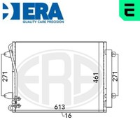 ERA 667108 Kondensator FüR Klimaanlage Kondensator Klimaanlage