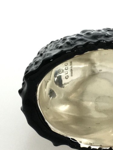 GUCCI Ring anger forest Eagle -- Size 9 BLK Men's Used - Picture 3 of 4