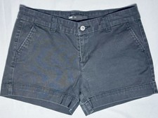 Levi's Chino Shorts Women's Size 28 Dark Gray Logo Pockets Excellent
