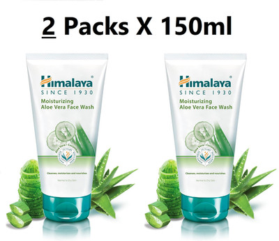 Himalaya Moisturizing Aloe Vera Face Wash - Dry Skin Gentle Cream Cleanser