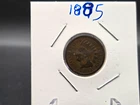 1885 Indian Head Small Cent Penny BN Philadelphia Business Strike Bronze KM#90