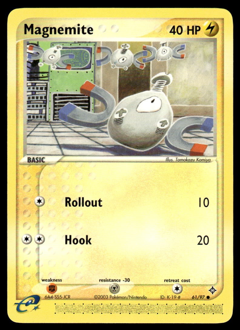Pokemon TCG Dragon #61/97 Magnemite NM
