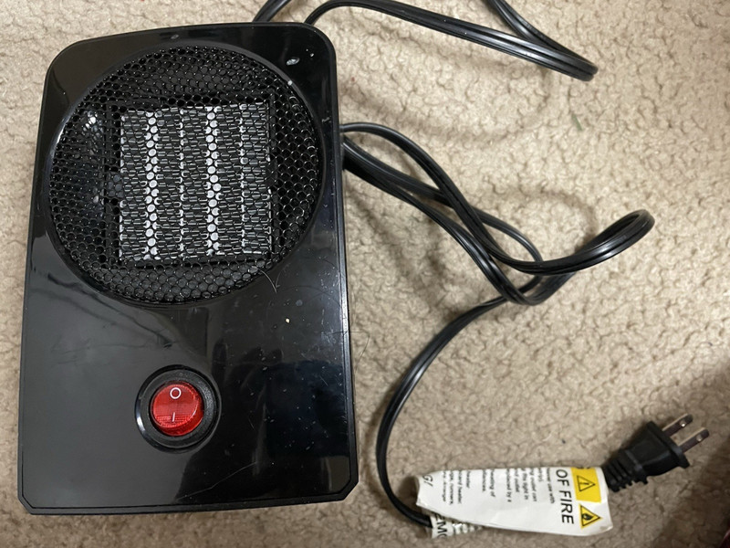Jamberry Nail Wraps 6" Mini Heater Dryer Working Black Heater w/ Cord