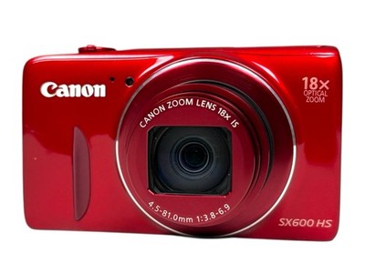 Canon PowerShot SX600 HS 16.0MP Digital Camera - Red for