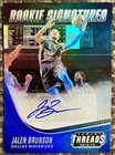 Jalen Brunson RARE RC AUTO SILVER 2018-19 Panini Threads ROOKIE Signature KNICKS