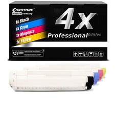 4x Eurotone PRO Patrone f�r OKI C-810-N C-830-DTN
