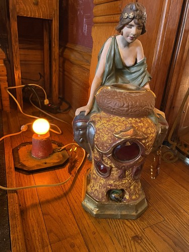 Antike Maxfield Pfarrei Cerci Zauberer/Hexenlampe 1914 Top Karneval Preis - Bild 14 von 18
