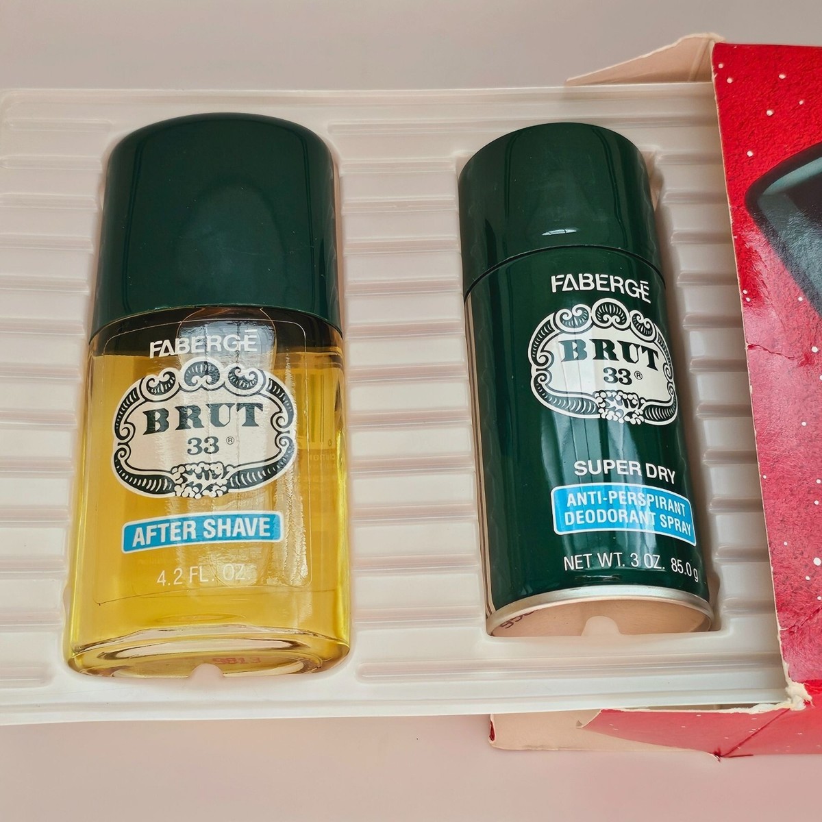 NOS Vintage Faberge Brut 33 After Shave oz Oz Deodorant