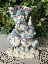 ENCORE GROUP - SNOW BUDDIES FIGURINE - HAPPY NEW YEAR 2000
