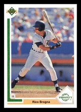 Rico Brogna #73 1991 Upper Deck Detroit Tigers